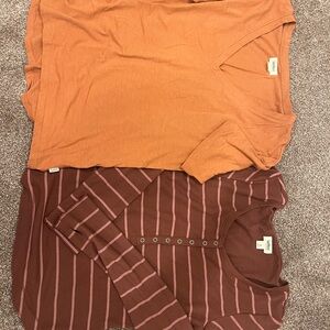 UpWest short and long sleeve tops